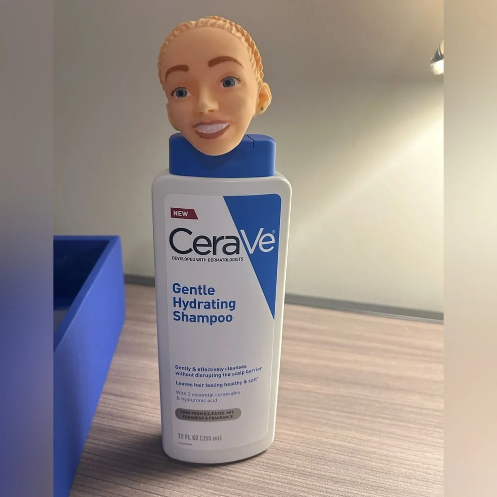 Paige Bueckers Limited edition Cerave Bobble head Shampoo